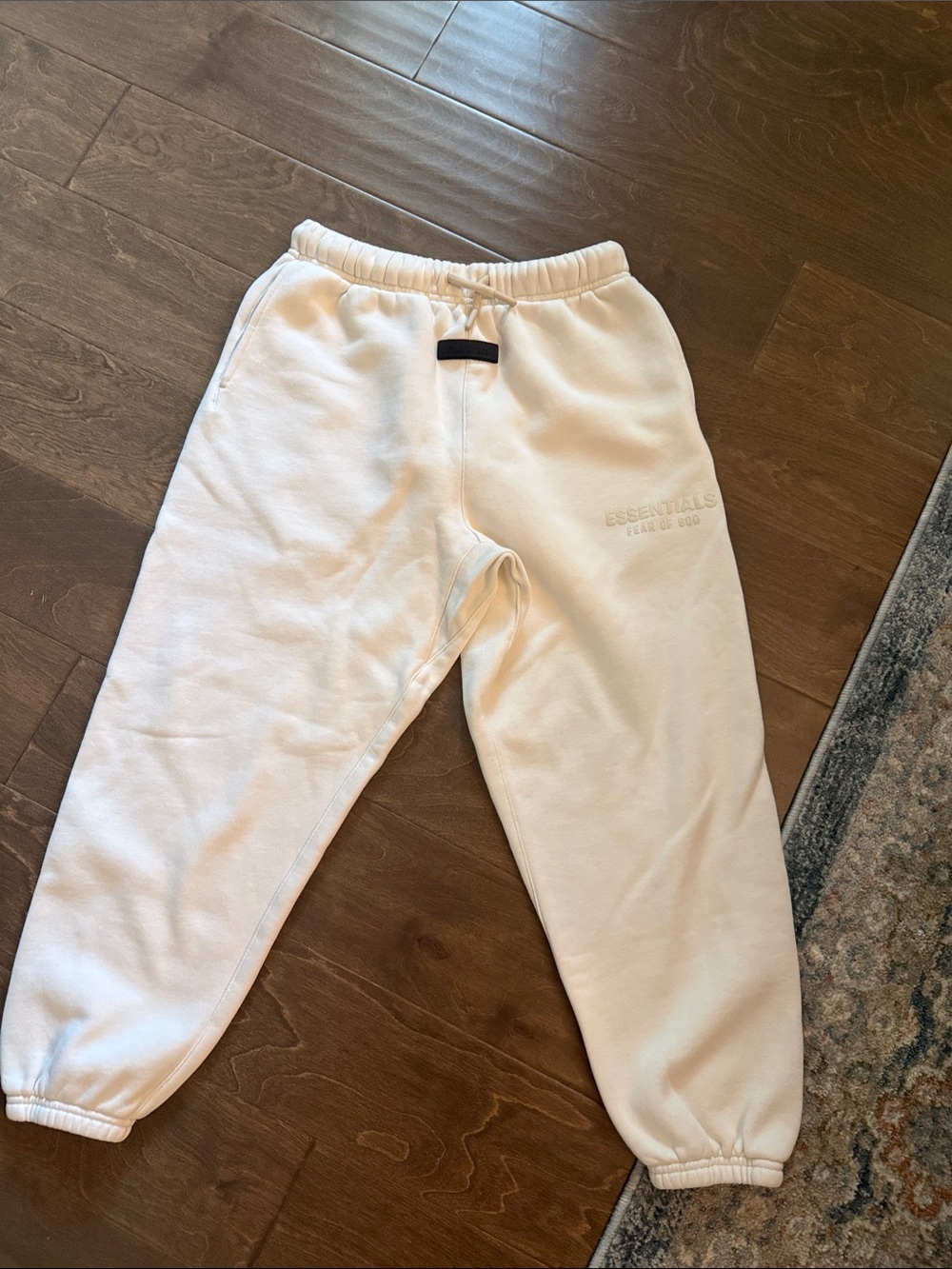 ESSENTIALS Kids Cream Jogger Sweatpants